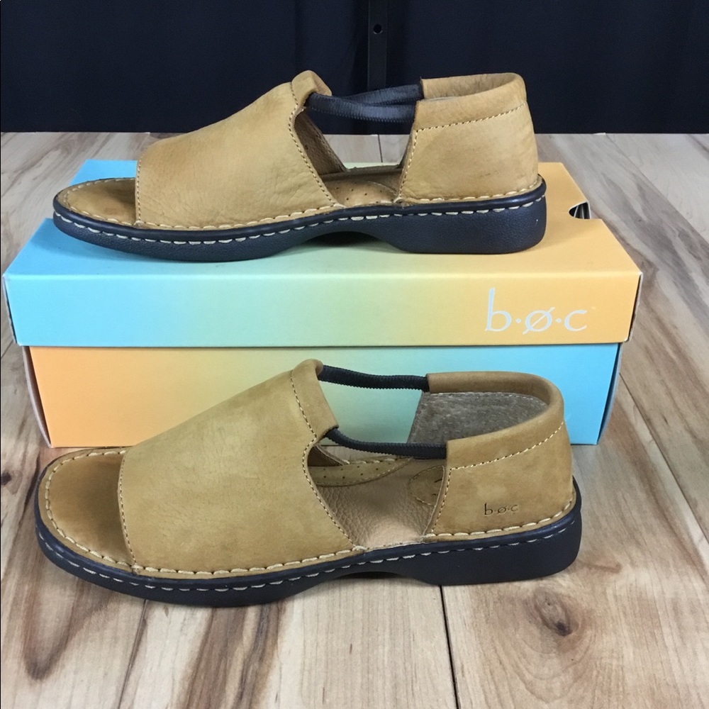BOC Bay sandals Root beer suede size 8m